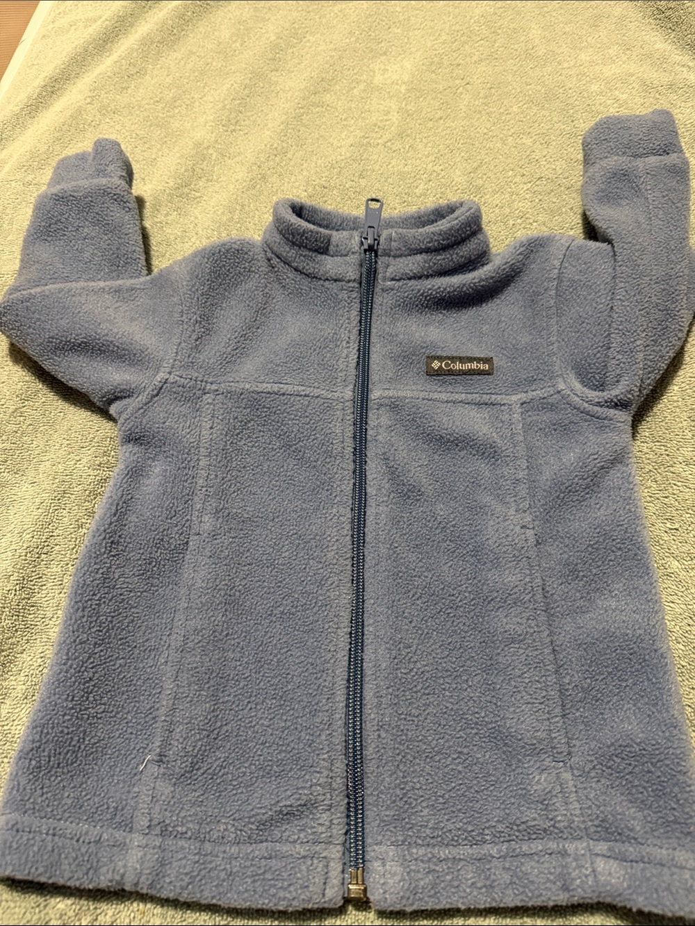 Columbia Slate Blue Full-Zip Fleece Jacket